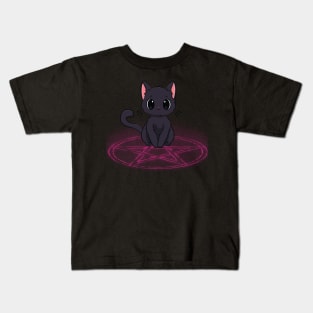 Demon kitty Kids T-Shirt